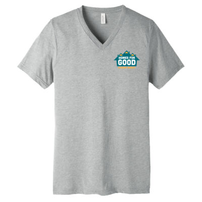 HFG V-Neck Tee - Unisex Triblend Short Sleeve V Neck Te Thumbnail