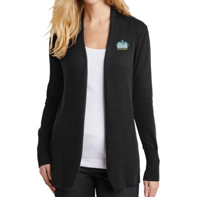 HFG - Ladies Open Front Cardigan Sweater Thumbnail