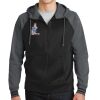 Sport Wick ® Varsity Fleece Full Zip Hooded Jacket Thumbnail