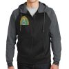 Sport Wick ® Varsity Fleece Full Zip Hooded Jacket Thumbnail