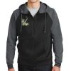 Sport Wick ® Varsity Fleece Full Zip Hooded Jacket Thumbnail