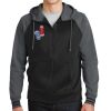 Sport Wick ® Varsity Fleece Full Zip Hooded Jacket Thumbnail