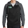 Sport Wick ® Varsity Fleece Full Zip Hooded Jacket Thumbnail