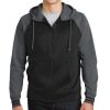 Sport Wick ® Varsity Fleece Full Zip Hooded Jacket Thumbnail