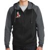 Sport Wick ® Varsity Fleece Full Zip Hooded Jacket Thumbnail