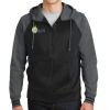 Sport Wick ® Varsity Fleece Full Zip Hooded Jacket Thumbnail