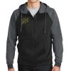 Sport Wick ® Varsity Fleece Full Zip Hooded Jacket Thumbnail