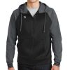 Sport Wick ® Varsity Fleece Full Zip Hooded Jacket Thumbnail