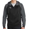 Sport Wick ® Varsity Fleece Full Zip Hooded Jacket Thumbnail