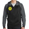 Sport Wick ® Varsity Fleece Full Zip Hooded Jacket Thumbnail