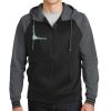 Sport Wick ® Varsity Fleece Full Zip Hooded Jacket Thumbnail