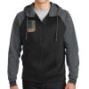 Sport Wick ® Varsity Fleece Full Zip Hooded Jacket Thumbnail