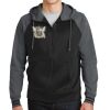 Sport Wick ® Varsity Fleece Full Zip Hooded Jacket Thumbnail