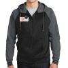 Sport Wick ® Varsity Fleece Full Zip Hooded Jacket Thumbnail